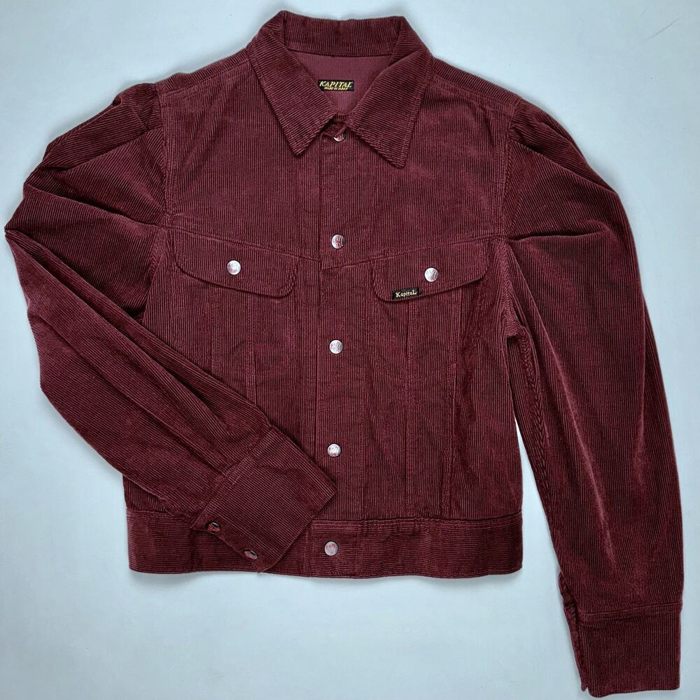 Kapital Maroon Corduoroy Jacket